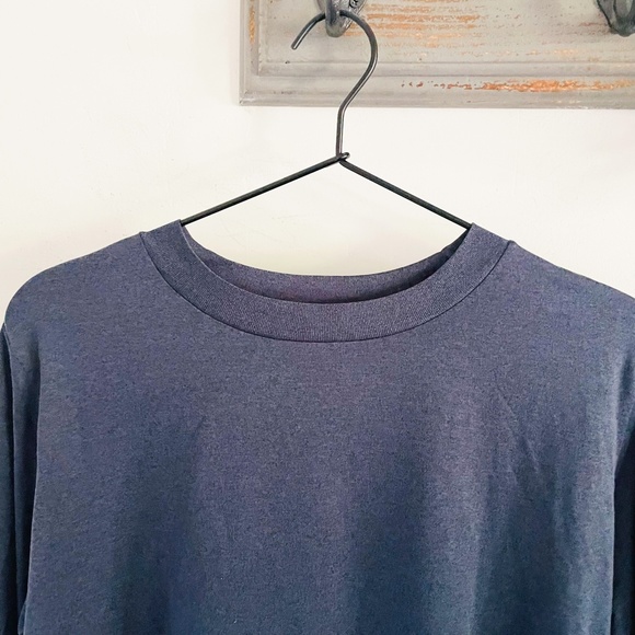 Vuori Blue Long Sleeve Crop Crew Top M - Picture 3 of 4